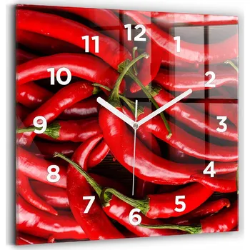 Hodiny Nástěnné hodiny Wallfluent červené 30 cm