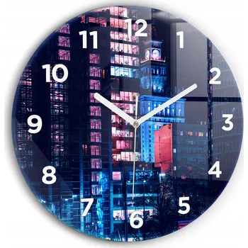 Hodiny Nástěnné hodiny Wallfluente černé 30 cm