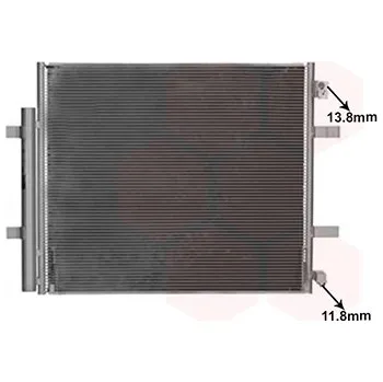 Výparník klimatizace Kondenzátor, klimatizace VAN WEZEL 58015711