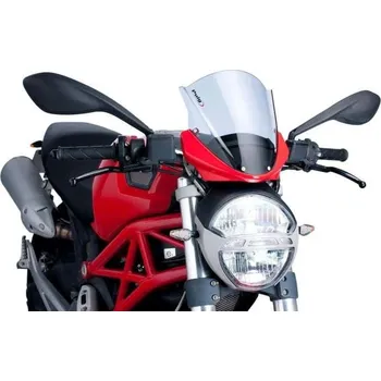 Plexi štít PUIG RACING 5650H kouřová DUCATI Monster 796 (ABS) 2010-2014