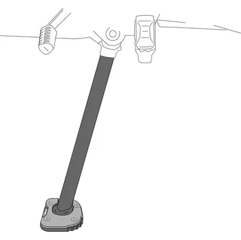 Prodloužení stojánku PUIG 20459N černý TRIUMPH Tiger 900 2020-2021