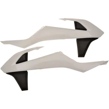 spoilery chladiče KTM, RTECH (bílo-černé, pár) KTM EXC 250 2017-2017