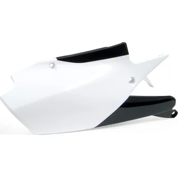 boční číslové tabulky Yamaha, RTECH (černo-bílé, pár) YAMAHA WR 450 F 2019-2021