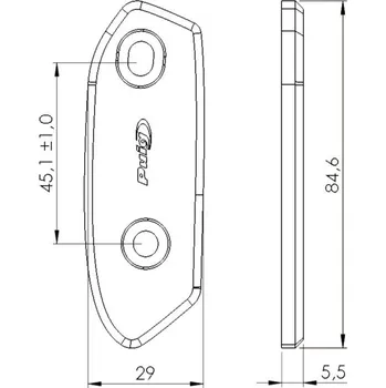 Motodíl Kryty zrcátek PUIG 3848N černý 3848N