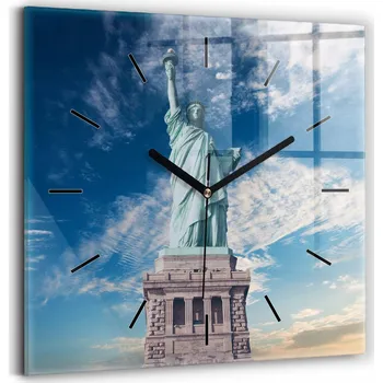 Hodiny Nástěnné hodiny Wallfluent modré 30 cm