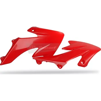 Spoilery chladiče POLISPORT 8429900003 (pár) červená CR 04 HONDA CRF 50 F 2004-2023