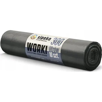 Pytle na odpadky Univerzální pytle na odpad Sipeko černé 300l 10 ks