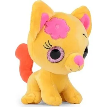 plyšák Maskotka kot żółty 16cm