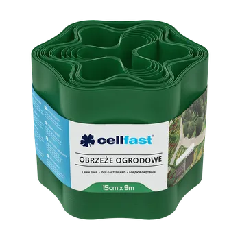 Zahradní obrubník Okraj zahradního trávníku 15 cm 9 m [zelený]