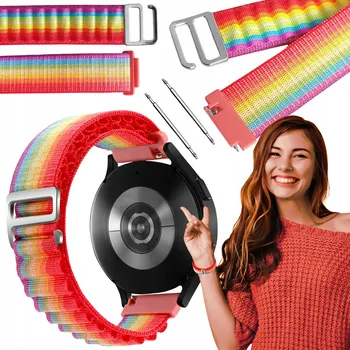 Řemínek na hodinky Řemínek pro Huawei Watch GT 3 42mm Elegant chytré hodinky duhový řemínek 20mm