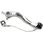 Brzdový pedál MOTION STUFF 83P-0881002 silver body, black steel fixed tip Pevný hrot z oceli HUSQVARNA FC 350 2016-2016