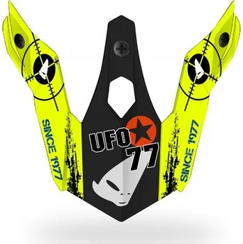 Motodoplněk UFO Bomber Visor Grey/Red/Yellow/Blue - Kšiltovka UFO Grey/Red/Yellow/Blue HR149