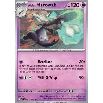 Volný čas Pokémon JTG 057/159 Alolan Marowak - Journey Together Stav: Near Mint, Verze: NORMAL