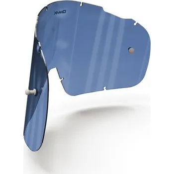Motocyklové brýle plexi pro brýle FOX RACING AIRSPC, ONYX LENSES (modré s polarizací) 15-141-61