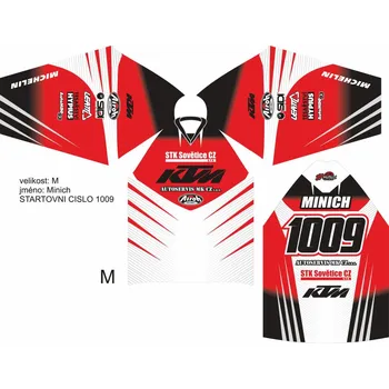 Moto dres Dres na zakázku Motokros, Enduro, MTB, BMX, DH, 151 2H1128146