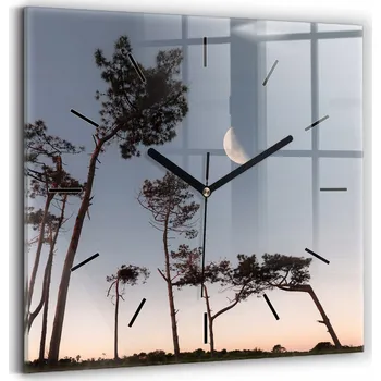 Hodiny Nástěnné hodiny Wallfluent odstíny růžové 30 cm