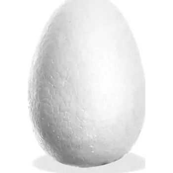 Samolepící dekorace Polystyrenové vejce, 50 mm, 10 ks/balení, AAC569 ,balení 10 ks