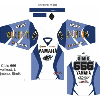 Moto dres Dres na zakázku Motokros, Enduro, MTB, BMX, DH, 111 2H1118809