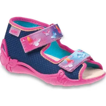 Dívčí bačkory Dívčí bačkůrky BEFADO PAPI 242P064 - kožená stélka Velikost: 20