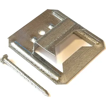 Nábytkové kování Železná úchytka na palubky 5 mm ZESÍLENÁ (100ks), vč. hřebíčků, v krabici - STABA