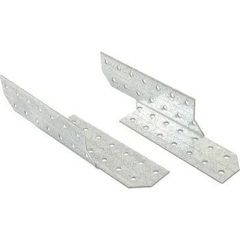 Tesařské kování Spojka vaznice krokev, pravá - 32x250x2 mm