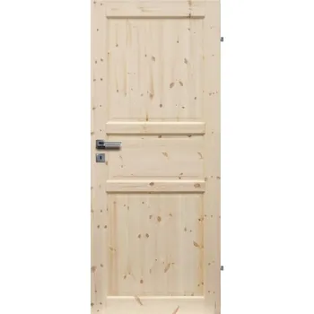 Interiérové dveře Interiérové dveře z masivu Normandia plné 70/198,5/4 P borovice