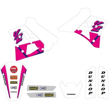Polep vozidla GRAFICKÁ SADA OEM YAMAHA 92 (Barva: Green| Multi| Pink| White) 22V00