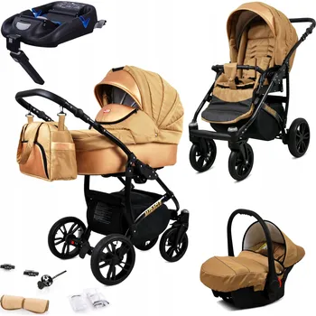 Kočárek Dětský kočárek 4v1 BabyLux Miracle + Isofix báze