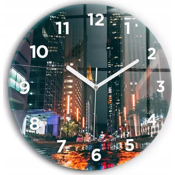 Hodiny Nástěnné hodiny Wallfluente černé 30 cm