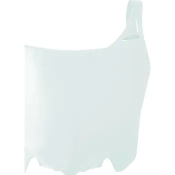 čelní číslová tabulka Honda, RTECH (bílá) HONDA CRF 250 R 2014-2017