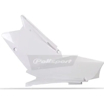 Boční číslové tabulky POLISPORT 8602700003 (pár) bílá SUZUKI RM-Z 450 2005-2006
