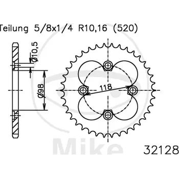 Zrcátko pro motocykl Zpětné zrcátko JMP ZR 0351 černá pravý YAMAHA YP 125 X-MAX 2006-2009