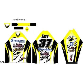 Moto dres Dres na zakázku Motokros, Enduro, MTB, BMX, DH, 191 2H1128189