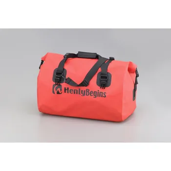 Zavazadlo na motocykl vodotěsná brašna na sedadlo spolujezdce, HenlyBegins (červená, objem 60 l) 20049