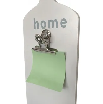 Kuchyňské prkénko DUE ESSE, Závěsné prkénko s klipsem na vzkazy, bílé