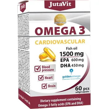 JutaVit Omega 3 Cardiovascular (60 Měkká kapsla)