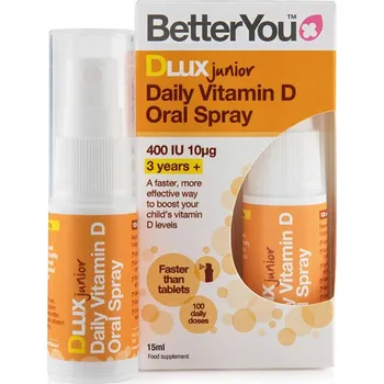 BetterYou Dlux Vitamin D 400 IU ústní sprej pro děti (15 ml)