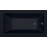 NOEMI obdélníková vana 160x80x39cm, černá mat 71722.21