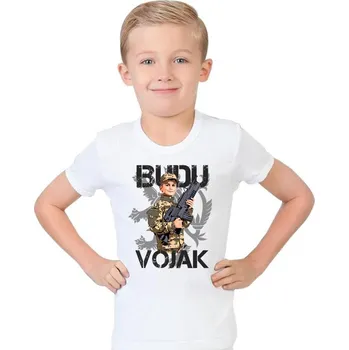 Chlapecké tričko Dětské tričko STRIKER Budu voják Dětská velikost: 8 let