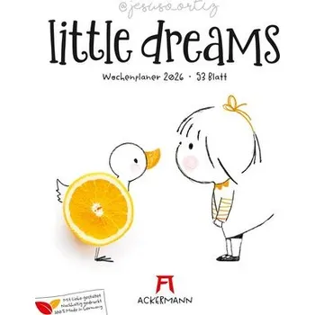 Komiks pro dospělé Little Dreams - Wochenplaner Kalender 2026 - Ortiz, Jesuso