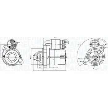 Alternátor Generátor MAGNETI MARELLI 063731508010