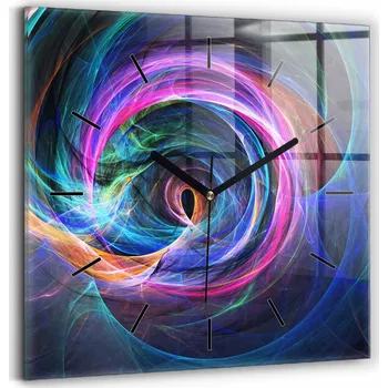 Hodiny Nástěnné hodiny Wallfluent modré 30 cm