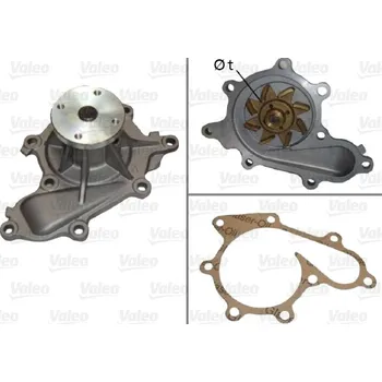 Chladič motoru Vodní čerpadlo, chlazení motoru VALEO 506702