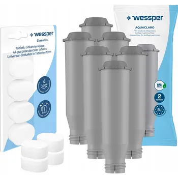 Náhradní díl pro kávovar 6x Filtr Wessper do kávovaru Krups – náhrada + Odvápňovací tablety