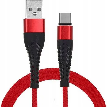 Datový kabel Kabel Vega USB - USB-C 3 m červený