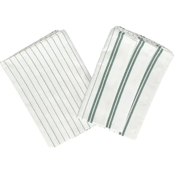 Utěrka Jerry Fabrics Bavlněné utěrky 50 x 56 cm zelené pruhy 3 ks