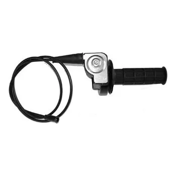 Plynová rukojeť (rychlopal) 600A Venhill K02-4-033/9-BK včetně lanka KAWASAKI KVF 650 Brute Force 2005-2001