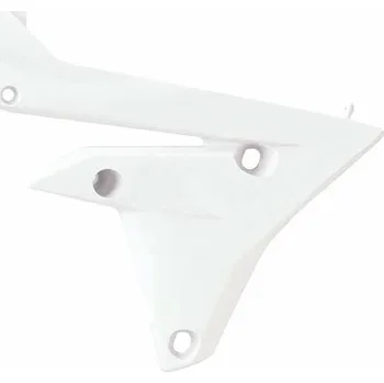 spodní díl spoileru chladiče Yamaha, RTECH (bílý) YAMAHA YZ 450 F 2014-2017