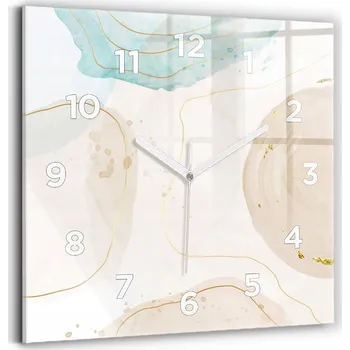 Hodiny Nástěnné hodiny Wallfluent bílé 30 cm