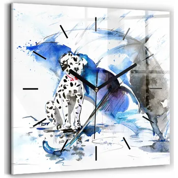 Hodiny Nástěnné hodiny Wallfluent modré 30 cm